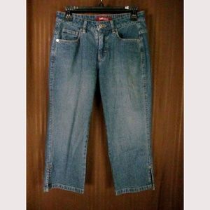 Lee Riveted Ultimate 5 Denim Capri Pants Size 4P